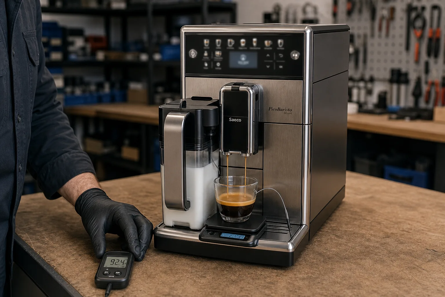 Тест под натоварване на Saeco PicoBaristo Deluxe
