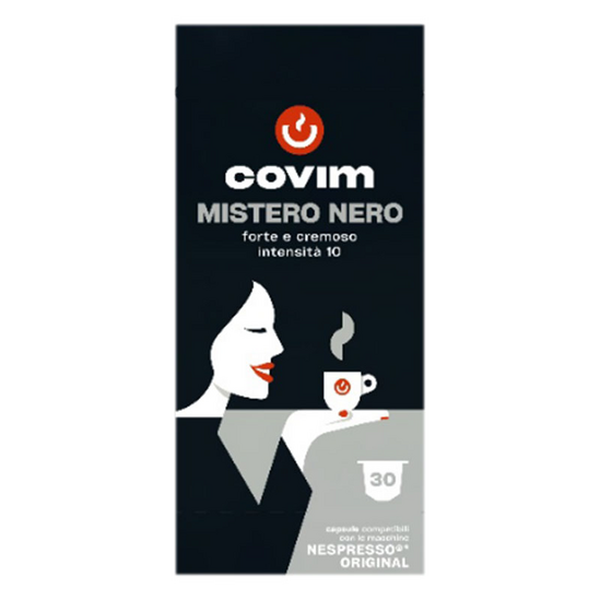 mistero-nero-4642.png Covim Mistero Nero алуминиеви капсули Nespresso 30 бр. - Image 1